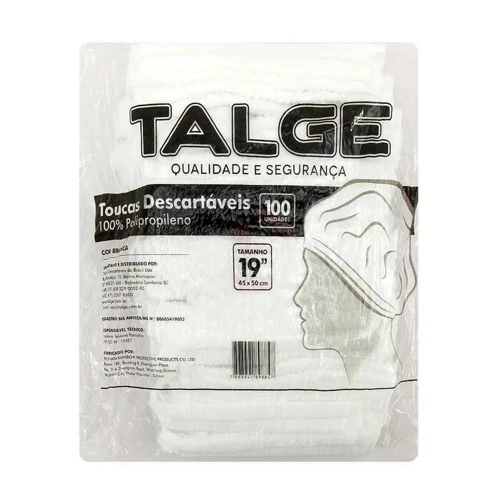 TOUCA TNT BRANCA PCT 100UND - TALGE