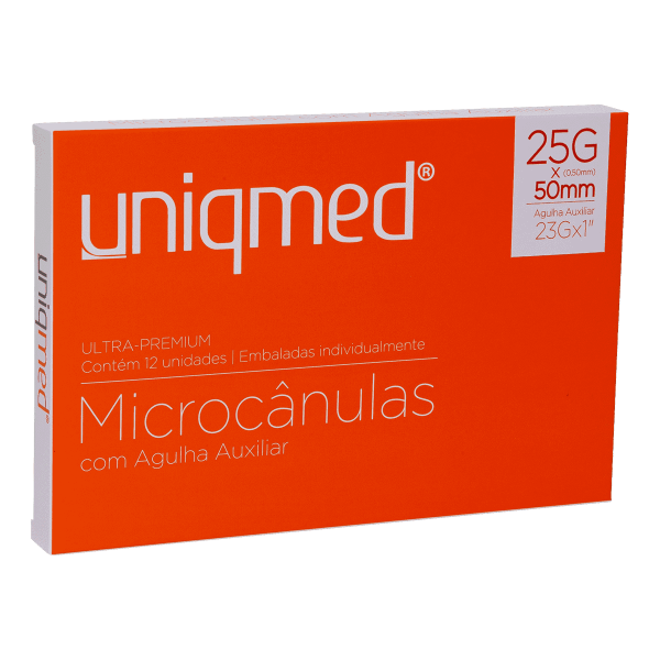 MICROCANULA  COM AGULHA AUXILIAR(21G)- UNIQMED - Imagem 2