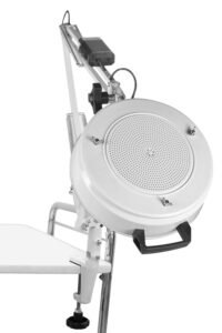 LUMINARIA COM EXAUSTOR LED E APOIO DE MESA - ESTEK