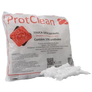 TOUCA TNT BRANCA PCT 100UND PROTECLEAN - PROTDESC