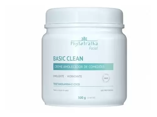 BASIC CLEAN - CREME EMOLIENTE COM TRIETA E COCO 500G-PHYTOTRATHA