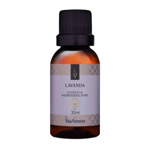 ESSENCIA HIDROSSOLUVEL 30ML CLASSICA LAVANDA FRANCESA- VIA AROMA