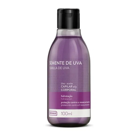 78969022112541.webp OLEO CAPILAR E CORPORAL SEMENTE DE UVA 100ML- FARMAX