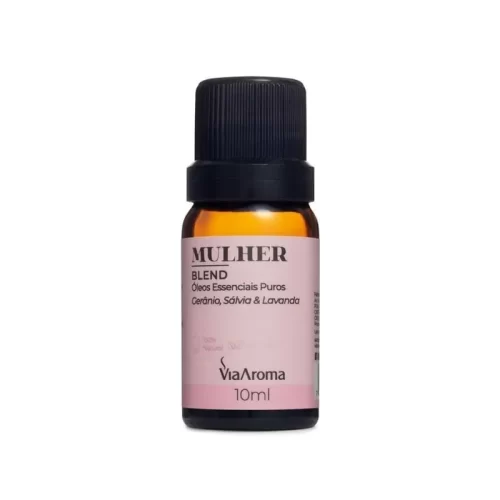 BLEND DE ÓLEOS ESSENCIAIS PUROS 10ML MULHER- VIA AROMA