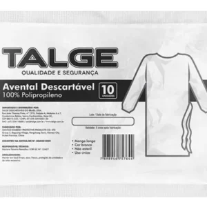 AVENTAL DESC. MANGA LONGA PCT/ 10 - TALGE