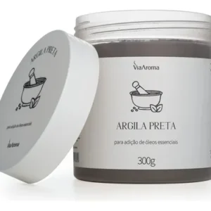 D_NQ_NP_773979-MLB50764391130_072022-O.webp ARGILA CORPO E ROSTO 300G BASIC PRETA-VIA AROMA