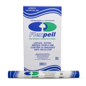 LENCOL PAPEL EXTRA ROLO 70CM x 50M 100% CELULOSE- FLEXPELL