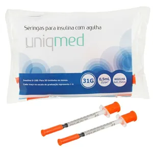SERINGA ULTRAFINE PCT COM 10UND 6MM X 31G-UNIQMED